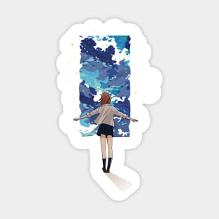 Walk calmly in the midst of worry Sticker